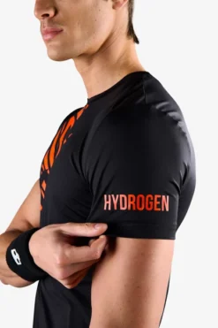 T-shirt Pour Homme Hydrogen Tiger Tech Tee Black/Orange Tiger 12 T-shirt Pour Homme Hydrogen Tiger Tech Tee Black/Orange Tiger -Magasin De Sport De Tennis t shirt pour homme hydrogen tiger tech tee black orange tiger 1367303 650x650 g3