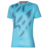 T-shirt Pour Homme Mizuno Shadow Graphic Maui Blue