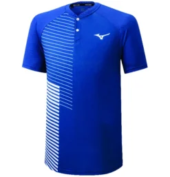 T-shirt Pour Homme Mizuno Shadow Polo Blue
