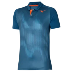 T-shirt Pour Homme Mizuno Shadow Polo Blue Ashes