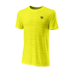 T-shirt Pour Homme Wilson Kaos Rapide Seamless Crew II Sulphur Spring