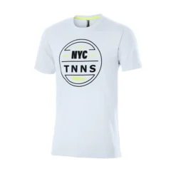 T-shirt Pour Homme Wilson NYC Tennis Tech Tee White