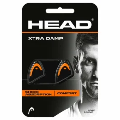 Vibrastop Head Xtra Damp Black/Orange (2 Pcs)