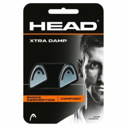 Vibrastop Head Xtra Damp Transparent Black (2 Pcs)
